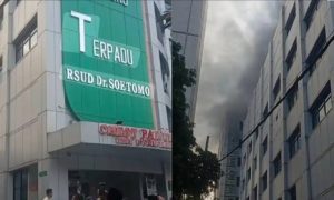 RSUD Dr Soetomo Kebakaran: 44 Pasien Selamat, Satu Pasien Kritis Tak Tertolong