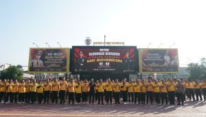 Sambut Hari Bhayangkara ke-80, Polresta Sidoarjo Gelar Apel Pagi dan Olahraga Bersama Perkuat Soliditas Personel