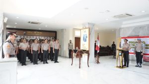 Kapolresta Sidoarjo Pimpin Sertijab Kapolsek Taman, Tekankan Integritas dan Pelayanan Prima