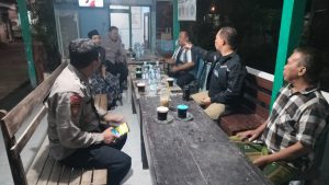 Kapolsek Jabon Sambang Satkamling, Ajak Warga Jaga Kamtibmas