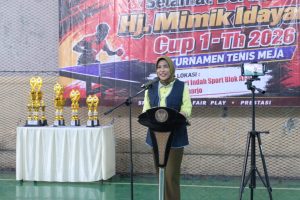 Wabup Mimik Idayana Resmi Buka Turnamen Tenis Meja Hj. Mimik Idayana Cup I 2026