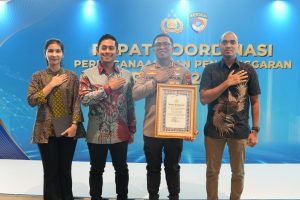 Polresta Sidoarjo Raih Penghargaan Bidang Reformasi Birokrasi Polri