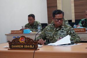 Dari Ruang Vicon Korem, Danrem Bhaskara Jaya Tegaskan Komitmen Kawal Percepatan Koperasi Merah Putih untuk Kemajuan Desa
