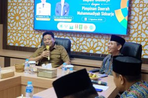 Menguatkan Harmonisasi, Bupati Subandi Silaturahmi ke PD Muhammadiyah Sidoarjo