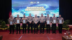 Satlantas Polresta Sidoarjo Raih Penilaian Terbaik Manajemen Lalin Kawasan Terminal di Operasi Ketupat Semeru