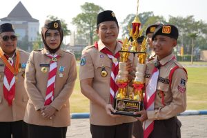 Bupati Subandi Pimpin Apel Besar Hari Pramuka ke-65, Perkuat Komitmen Generasi Muda Menuju Indonesia Emas 2045