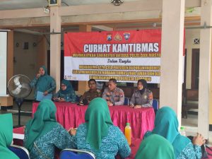 Curhat Kamtibmas di Krian, Polisi Edukasi Warga tentang Bahaya Bullying