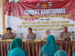 Curhat Kamtibmas Polresta Sidoarjo, Serap Aspirasi Warga Desa Ketegan