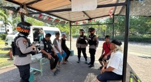 Polwan Polresta Sidoarjo Patroli Kamtibmas, Berikan Rasa Aman dan Nyaman Masyarakat