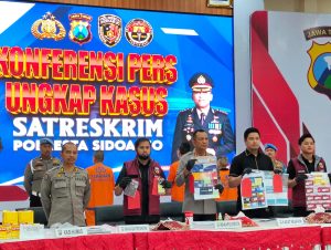 Polisi Berhasil Ungkap Kasus Penipuan Online di Sidoarjo