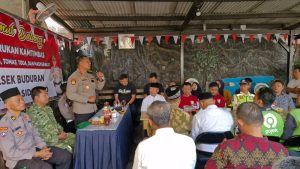 Polsek Buduran Gelar Cangkrukan Kamtibmas, Serap Aspirasi dan Perkuat Sinergi dengan Masyarakat