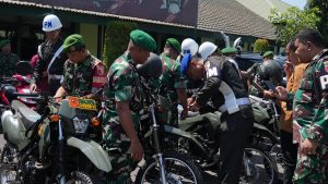 Kasiops Kasrem 084/BJ,Sebelum Melangkah di Jalan, Prajurit Diingatkan: Disiplin Adalah Benteng Keselamatan
