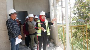 Wabup Mimik Idayana Pastikan sidak RSUD Sedati, Progres Pembangunannya Lampaui Target