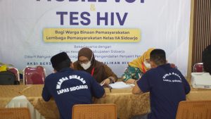 Dinkes Sidoarjo Gelar Screening HIV dan Sifilis di Lapas Sidoarjo