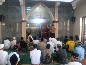 Kapolsek Jabon Gelar Safari Jumat, Jalin Sinergi Bersama Masyarakat